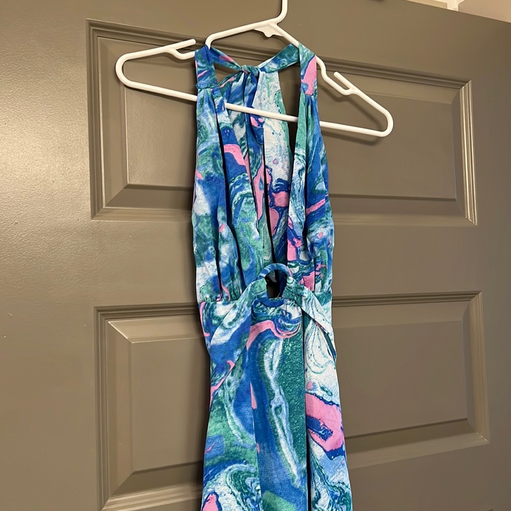 NWT halter maxi